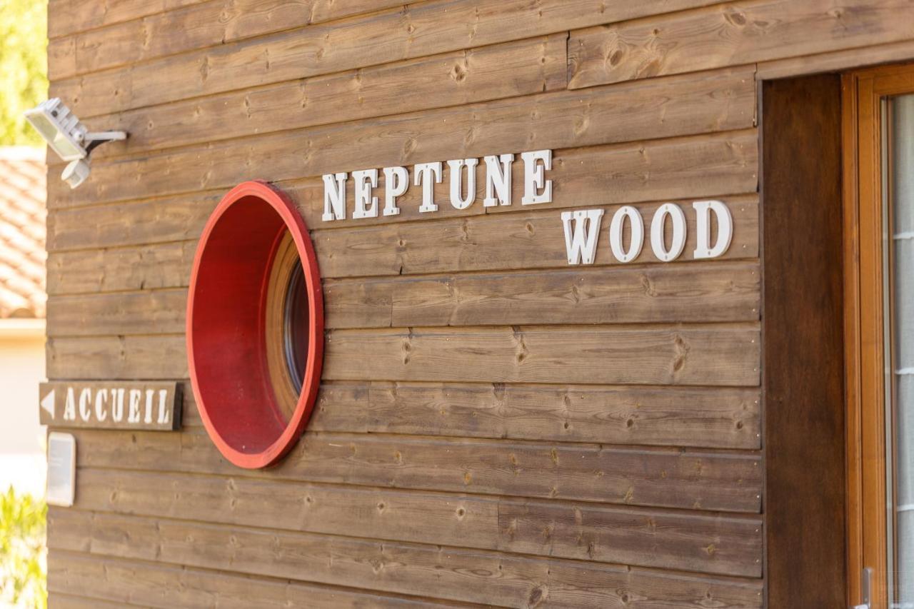 Chambre D'Hotes Neptune Wood Arzens Buitenkant foto